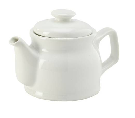 Royal Genware Teapot White 45cl (x6)