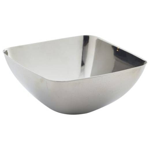 Stainless Steel Square Snack Bowl 18cl/6.25oz (x12)