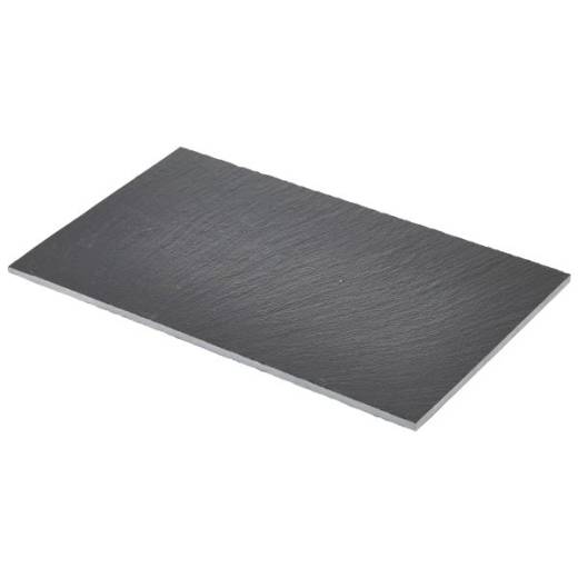 Genware Natural Slate Platter 26.5x16cm GN 1/4 (x6)