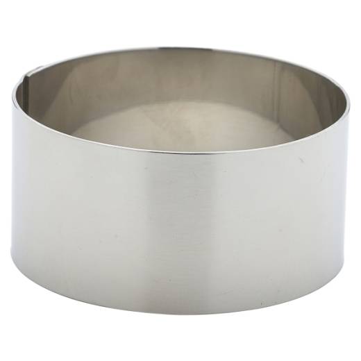 Stainless Steel Mousse Ring 7x3.5cm (x12)