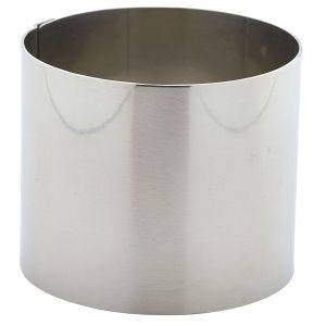 Stainless Steel Mousse Ring 7x6cm (x12)