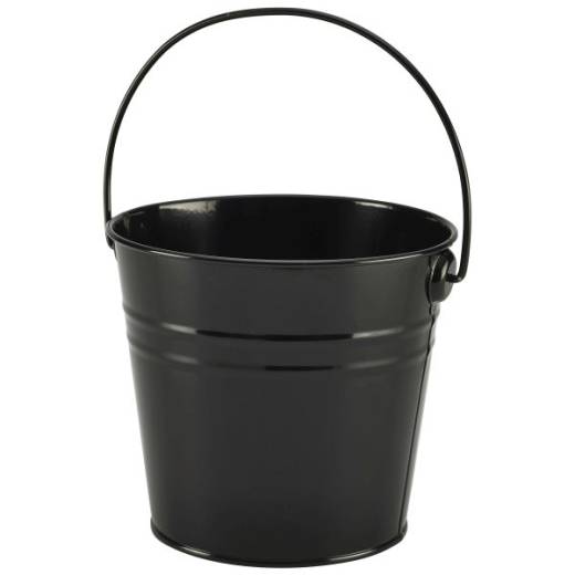 Stainless Steel Serving Bucket 16cm Black