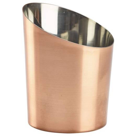 Copper Plated Angled Cone 11.6 x 9.5cm (x12)