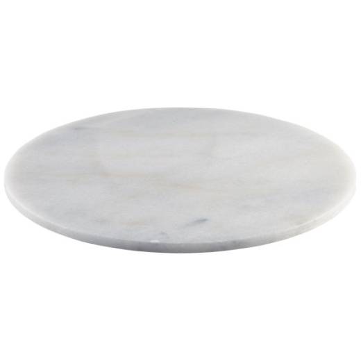 White Marble Platter 33cm diameter