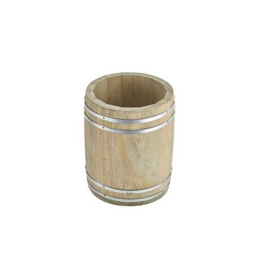 Miniature Wooden Barrel 11.5 x 13.5cm