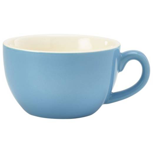 Royal Genware Bowl Shaped Cup 25cl Blue (x6)
