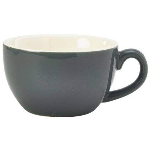 Royal Genware Bowl Shaped Cup 25cl Grey (x6)