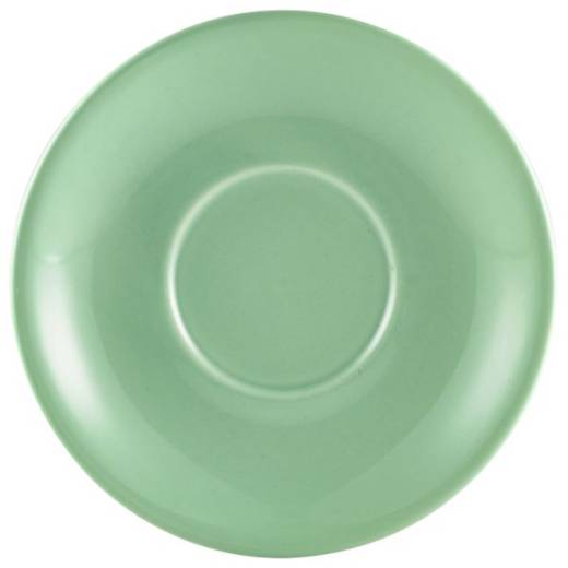 Royal Genware Saucer 12cm Green (x6)