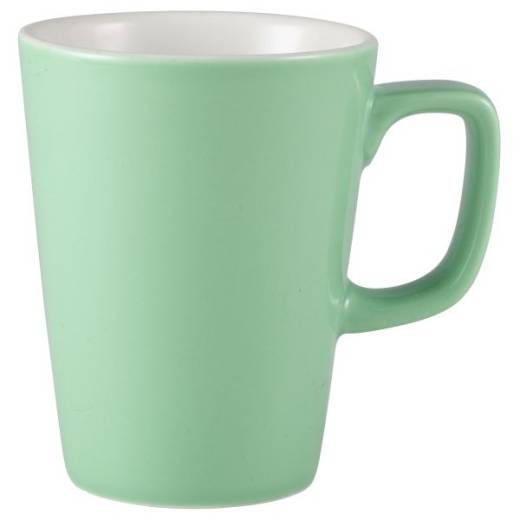 Royal Genware Latte Mug 34cl/12oz Green (x6)