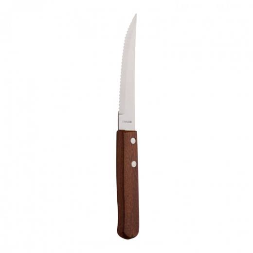 Wooden Handle Steak Knife (x12)
