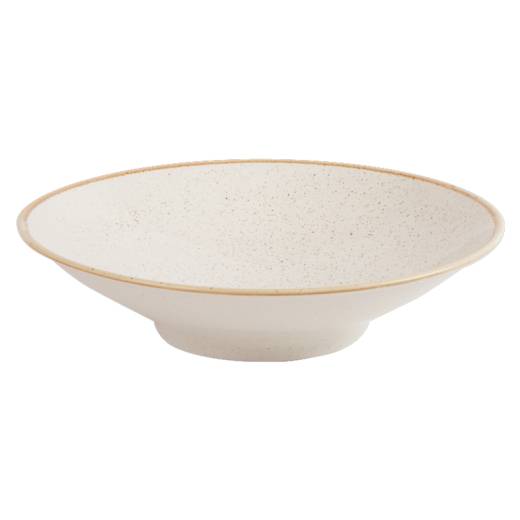 Oatmeal Footed Bowl 26cm (x6)