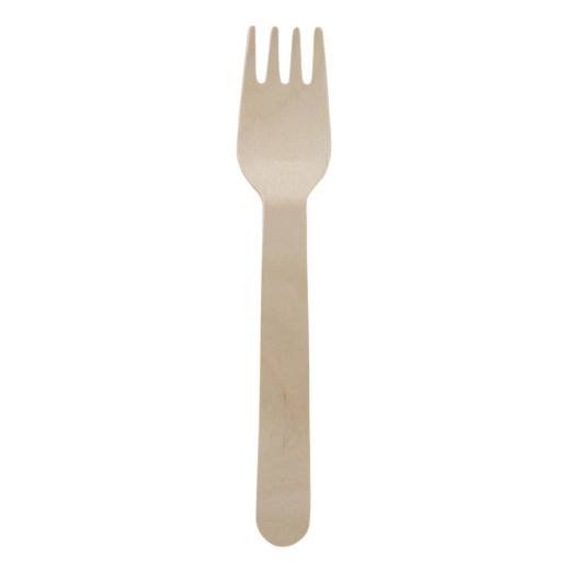 Wooden Disposable Fork 155mm (x1000)