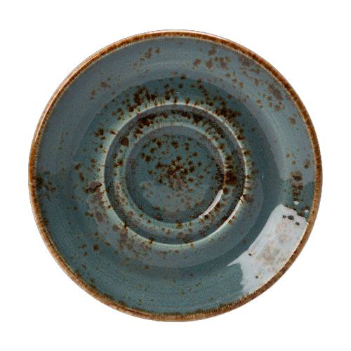 Craft Blue Saucer Double Well 14.5cm (x36)
