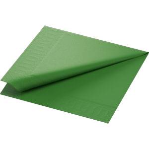 Napkin 3ply 40cm Leaf Green (x1000)
