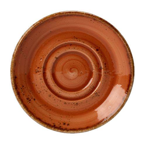 Craft Terracotta Double Well Saucer 14.5cm (x36)