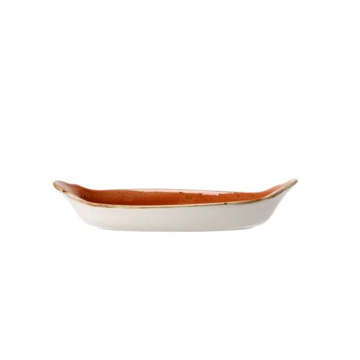 Craft Terracotta Oval No2 Eared Dish 24.5x13.5cm (x24)