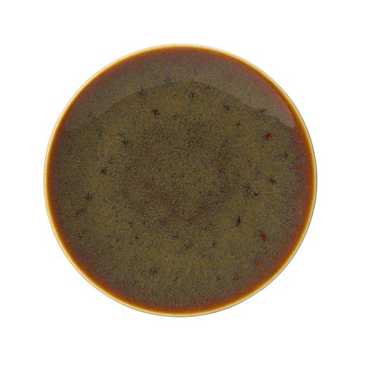 Art Glaze Caramel Coupe Plate 25.5cm (x6)