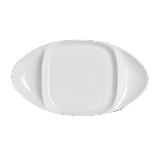 Crucial Detail Oval Divided Plate 35.5x20cm (x6)