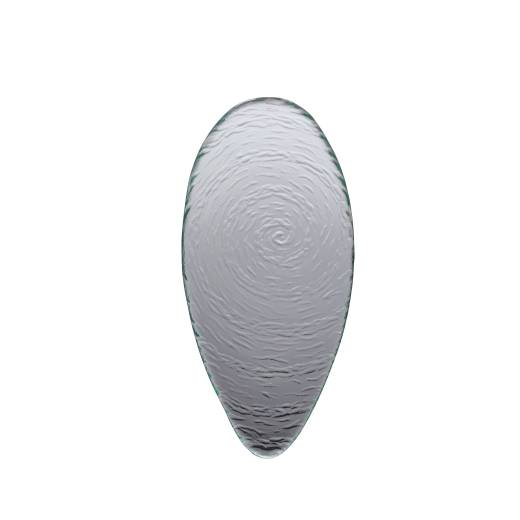 Clear Oval Platter 30cm (x6)
