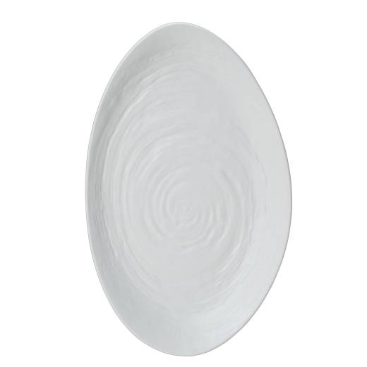 White Large Oval Platter 40x24.2 cm (x1)