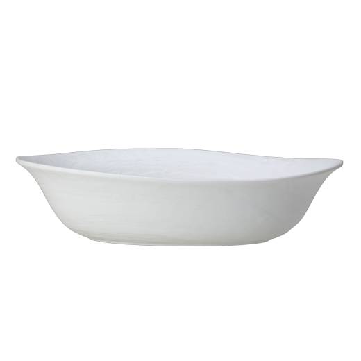 White Large Oval Bowl 40x24x10cm (x1)