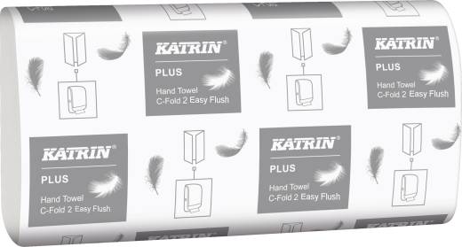 Katrin Plus Hand Towel C-Fold Easyflush White (x2250)*