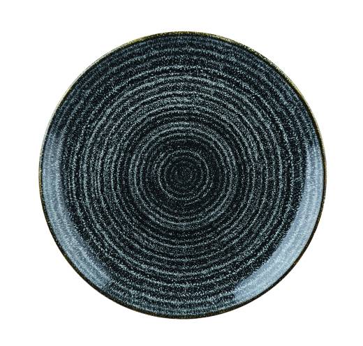 Studio Prints Charcoal Black Coupe Plate 26cm (x12)
