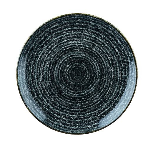 Studio Prints Charcoal Black Medium Coupe Plate 21.7cm/8.5in (x12)