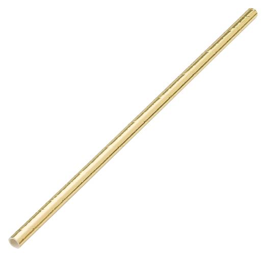Paper Solid Gold Straw (x6000)
