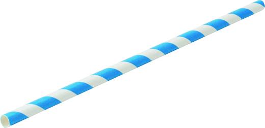 Paper Blue Stripe Straw 20cm (x6000)