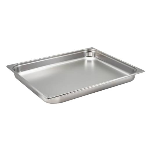 Stainless Steel Gastronorm Pan 2/1 - 6.5cm Deep