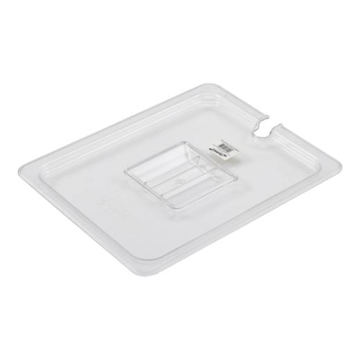 1/2 Polycarbonate Gastronorm Notched Lid Clear