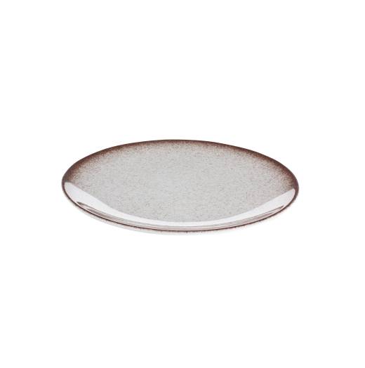 Ombre Flat Coupe Plate Brown 26cm (x6)