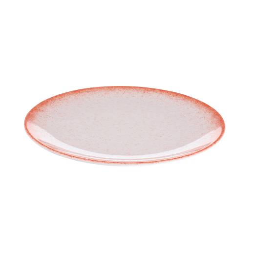 Ombre Flat Coupe Plate Coral 30cm (x6)