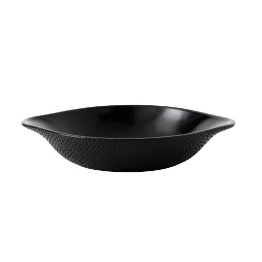 Round Bakng Dish Hammered Black 20cm (x24)