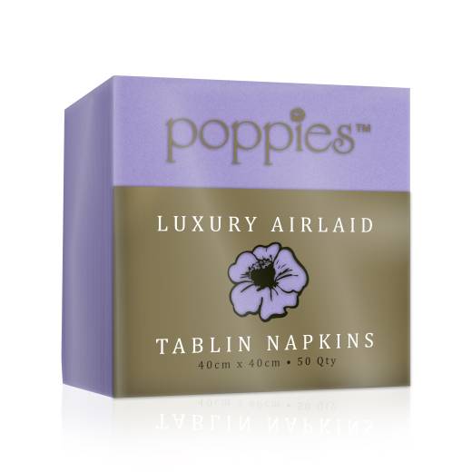 Tablin Napkin 40cm 8Fold Lilac (x500)