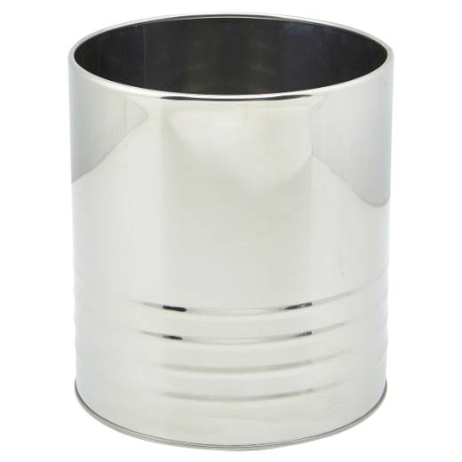 Stainless Steel Can 15.7cm Dia x 17.8cm (x6)