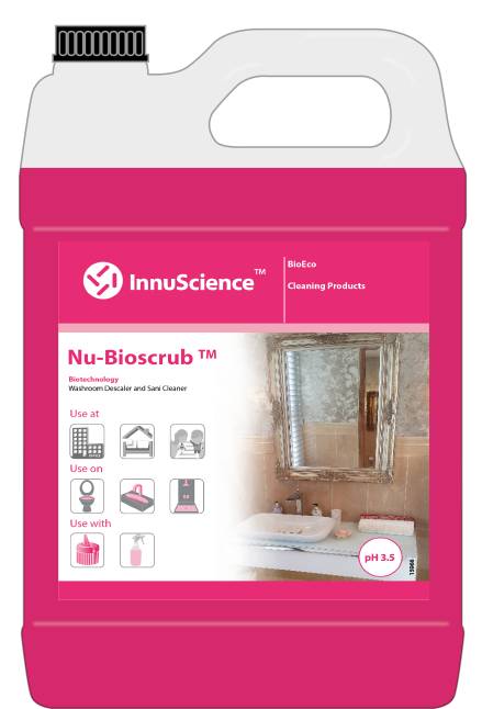 Nu-Bio Scrub (1:30) Sani Cleaner (1:5) Toilet Cleaner 5L