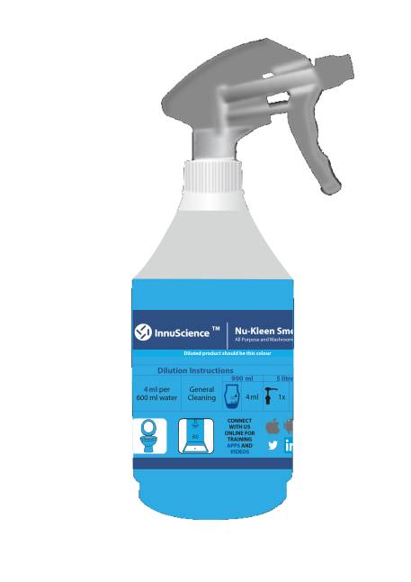 Nu-Multi Kleen Printed Bottles Incl Triggers (1:150) 750ml (x6)