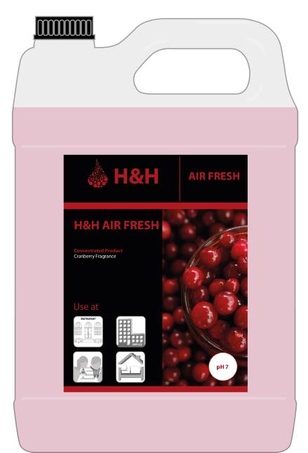 H&H Air Fresh Cranberry Concentrate (1:10)  5L