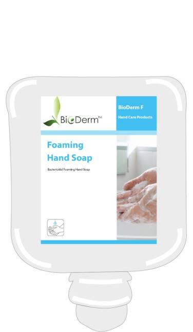 Bioderm F Foaming Hand Soap Pouch (8x800ml)