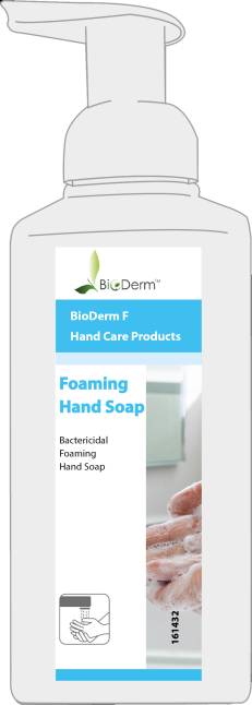 Bioderm F:  Anti-Bac Foaming Hand Soap (6x500ml)