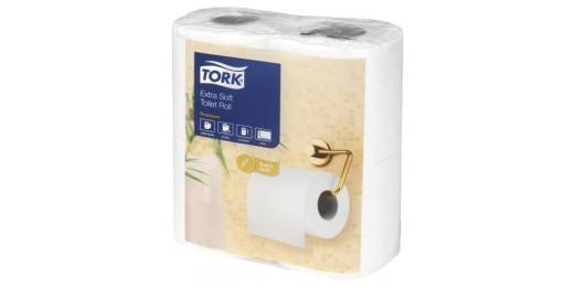 Tork Extra Soft Conventional Toilet Roll Premium 3 Ply White T4 (x40)