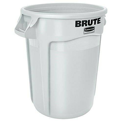 Rubbermaid Round Brute Container 75.7Ltr White