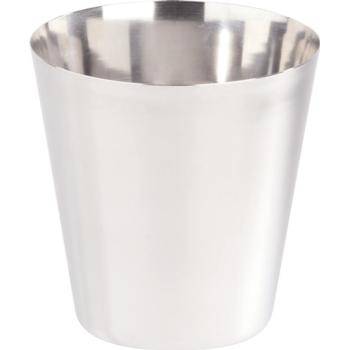 Stainless Steel Tapered Chip Cup 9x8cm (x6)