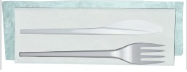 Meal Pack -  Knife Fork White Napkin (x250)