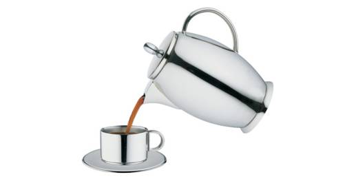 Designer Coffee Pot 18/10 Stainless Steel 0.7L