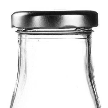 Silver Cap for Mini Milk Bottle 25274 (x18)