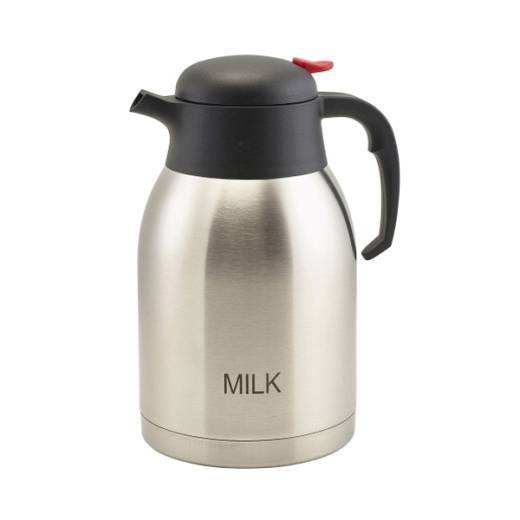 Milk Inscribed Stainless Steel Vacuum Jug 2.0L