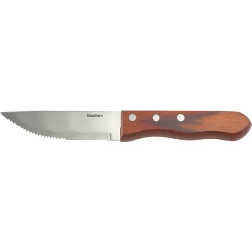 Jumbo Red Pakka Wood Steak Knife (x12)